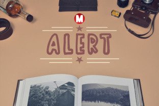 Alert Font for Bold Design