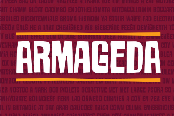 Armageda: A Bold Font for Business Branding