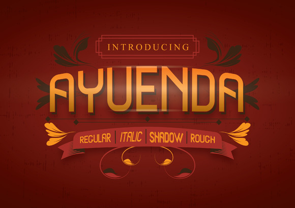 Ayuenda Font for Creative Campaigns