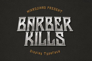 Barber Kills Font for Bold Branding