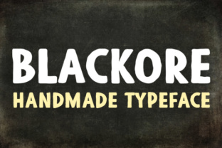 Blackore Handmade Font