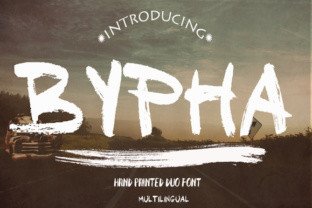 Bypha: A Bold Display Font
