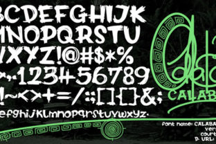 Calabar Firewood Font for Creative Projects