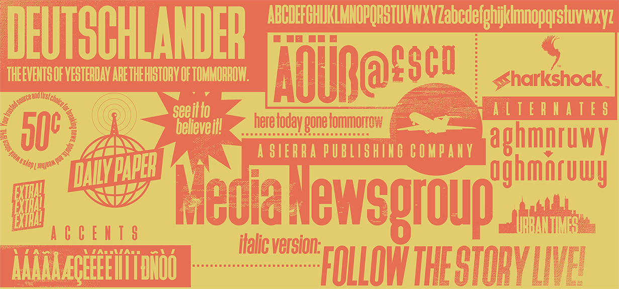 Deutschlander Font for Business Style