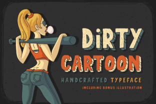 Dirty Cartoon Font for Playful Web Design
