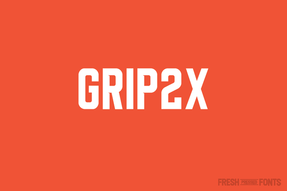 Grip2X Font for Bold Web Design