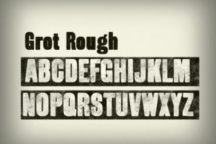 GrotRough Font for Bold Design