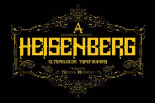 Heisenberg Font for Business Branding
