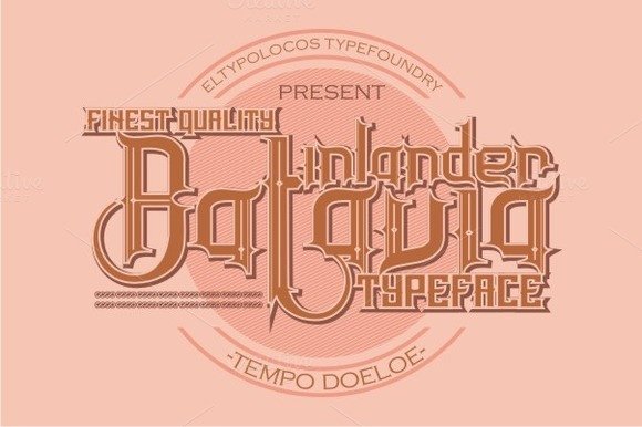 Inlander Batavia Font Review