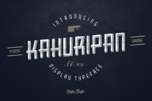 Kahuripan Font for Creative Campaigns