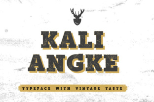 Kali Angke Font for Creative Projects