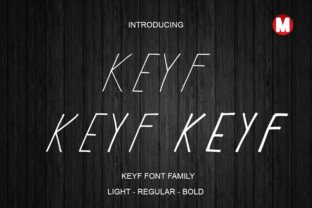 Keyf: A Bold Font for Elegant Design