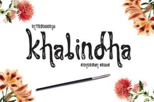 Khalindha: A Display Font for Creative Web Design