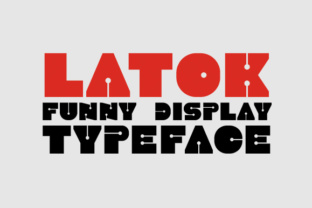 Latok: A Fun Display Font for Creative Projects