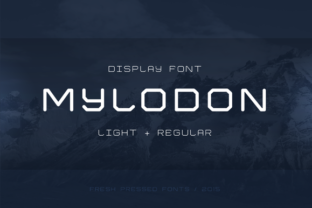 Mylodon: A Bold Display Font for Modern Branding