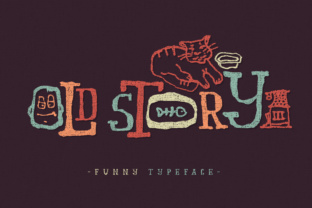 Old Story Font for Creative Projects