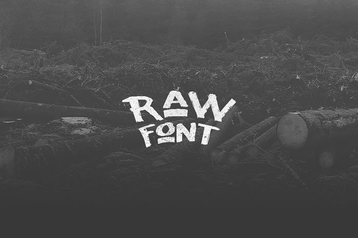 Raw Font for Bold Design