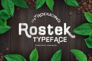 Rostek Old Font for Vintage Web Design