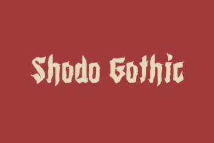 Shodo Gothic Font Review
