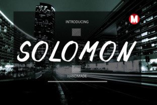 Solomon Font: Modern Display Type for Creative Campaigns