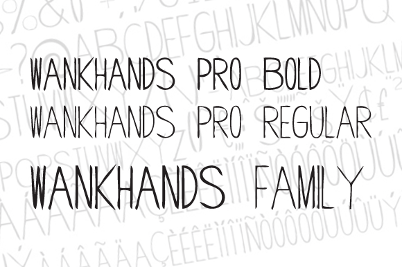Wankhands Font for Bold Design